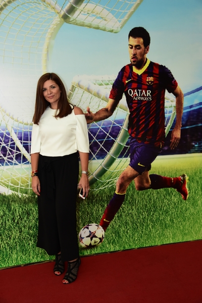Gerard Pique,Sergio Busquets & Jordi Alba at CCBe